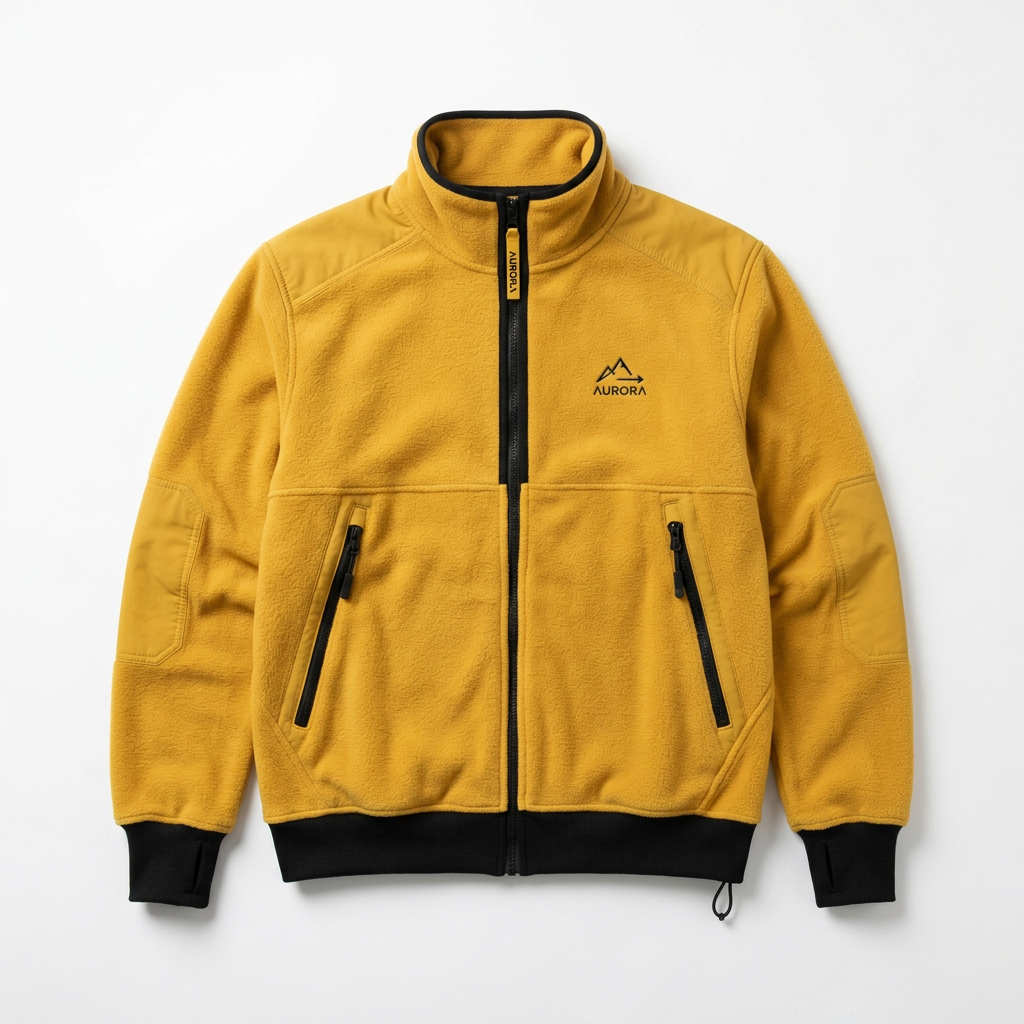 Gelber Snow Pullover
