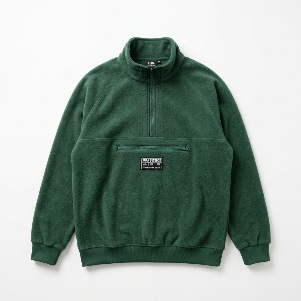 Grüner Snow Pullover