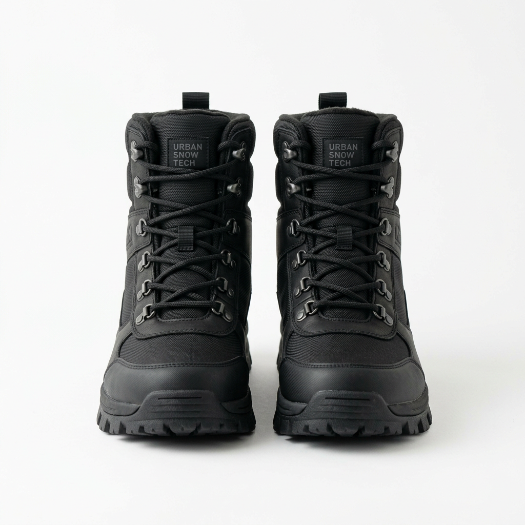 Schwarze Snow Boots