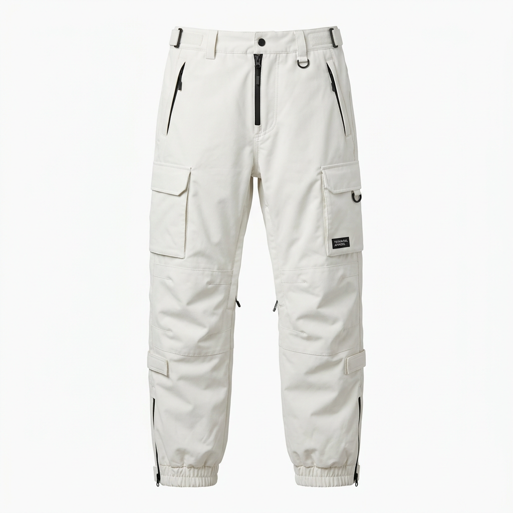 Weiße Winterhose