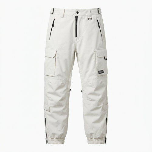 Weiße Winterhose
